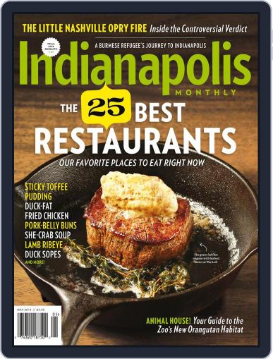 Indianapolis Monthly April 28th, 2014 Digital Back Issue Cover