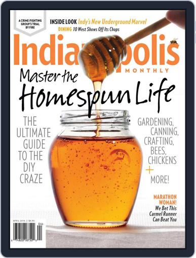 Indianapolis Monthly April 1st, 2014 Digital Back Issue Cover