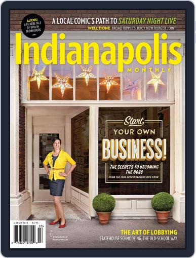 Indianapolis Monthly February 28th, 2014 Digital Back Issue Cover