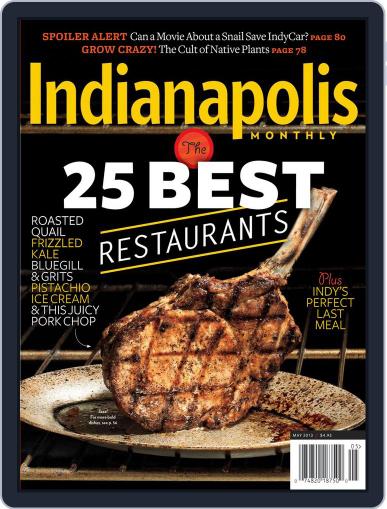 Indianapolis Monthly April 25th, 2013 Digital Back Issue Cover