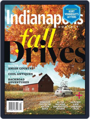Indianapolis Monthly September 27th, 2012 Digital Back Issue Cover