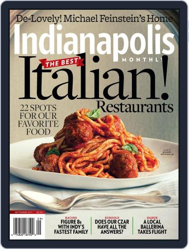Indianapolis Monthly August 25th, 2011 Digital Back Issue Cover