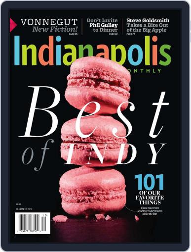 Indianapolis Monthly November 25th, 2010 Digital Back Issue Cover