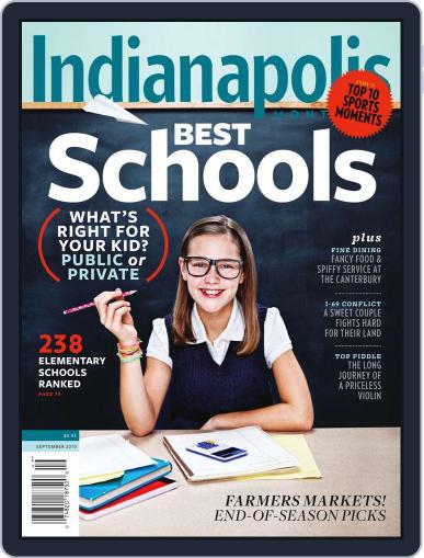 Indianapolis Monthly August 26th, 2010 Digital Back Issue Cover