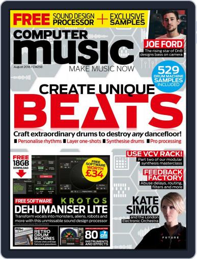 Computer Music August 1st, 2018 Digital Back Issue Cover