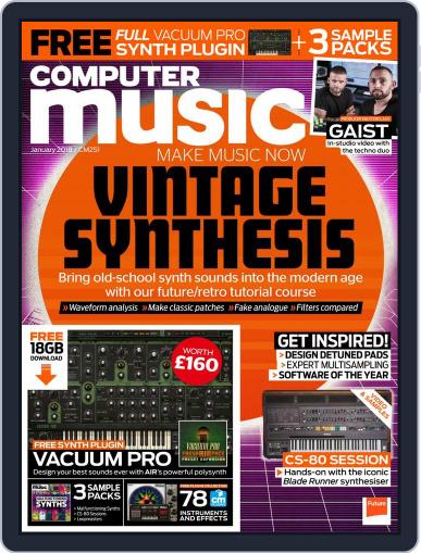 Computer Music January 1st, 2018 Digital Back Issue Cover
