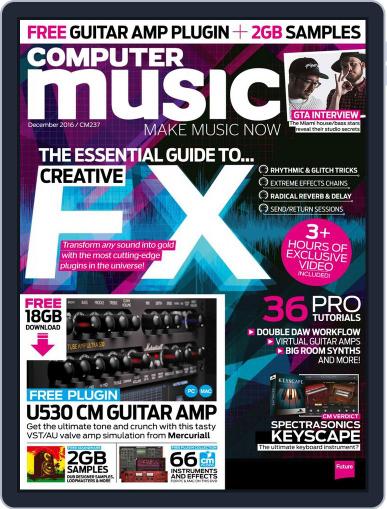 Computer Music December 1st, 2016 Digital Back Issue Cover