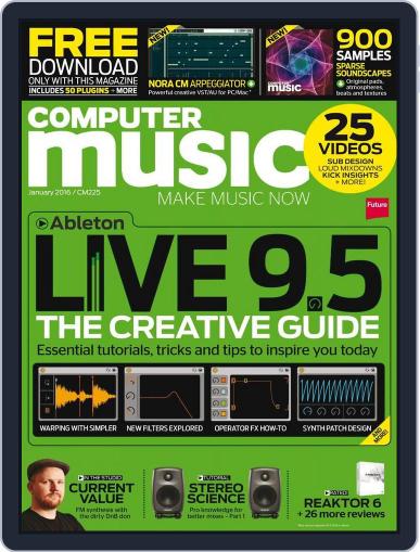 Computer Music December 31st, 2015 Digital Back Issue Cover