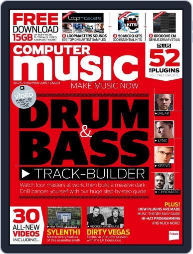Computer Music October 6th, 2015 Digital Back Issue Cover