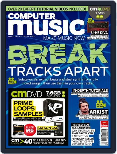 Computer Music September 11th, 2012 Digital Back Issue Cover