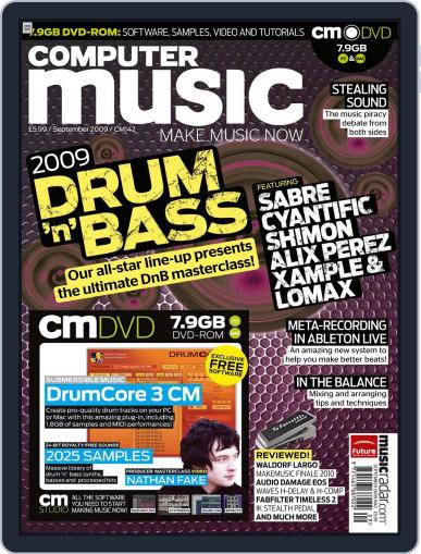 Computer Music August 2nd, 2009 Digital Back Issue Cover