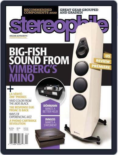 Stereophile April 1st, 2020 Digital Back Issue Cover