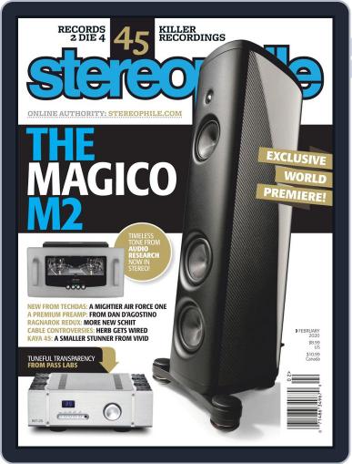 Stereophile February 1st, 2020 Digital Back Issue Cover