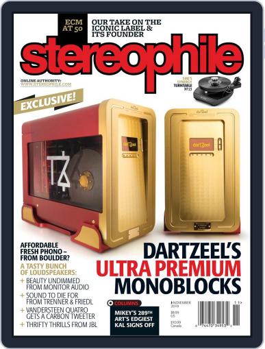 Stereophile November 1st, 2019 Digital Back Issue Cover