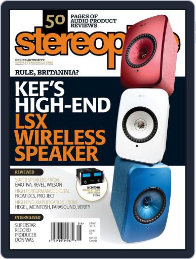 Stereophile May 1st, 2019 Digital Back Issue Cover