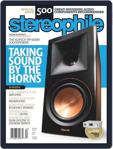 Stereophile April 1st, 2019 Digital Back Issue Cover