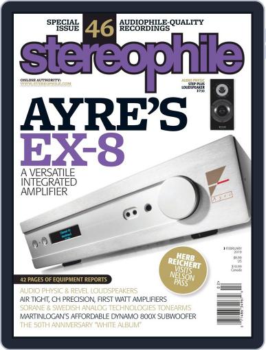 Stereophile February 1st, 2019 Digital Back Issue Cover