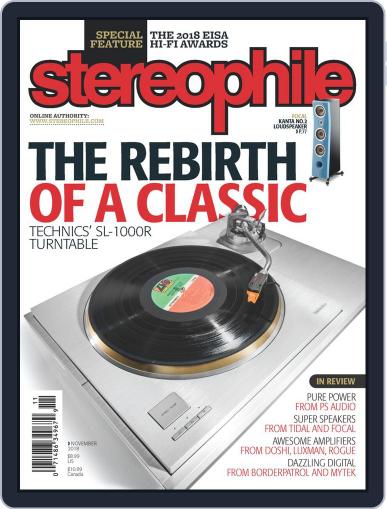 Stereophile November 1st, 2018 Digital Back Issue Cover