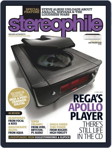 Stereophile June 1st, 2018 Digital Back Issue Cover