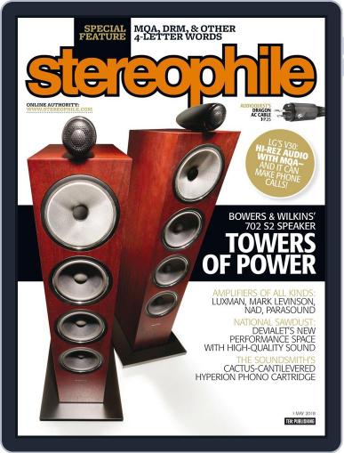 Stereophile May 1st, 2018 Digital Back Issue Cover