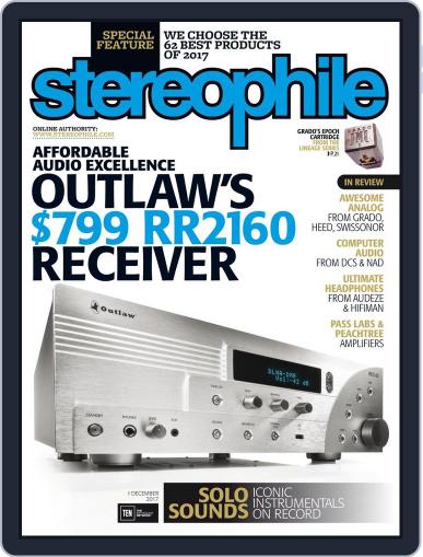 Stereophile December 1st, 2017 Digital Back Issue Cover
