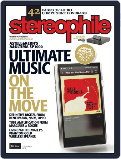 Stereophile November 1st, 2017 Digital Back Issue Cover
