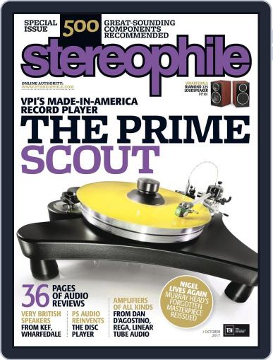 Stereophile October 1st, 2017 Digital Back Issue Cover
