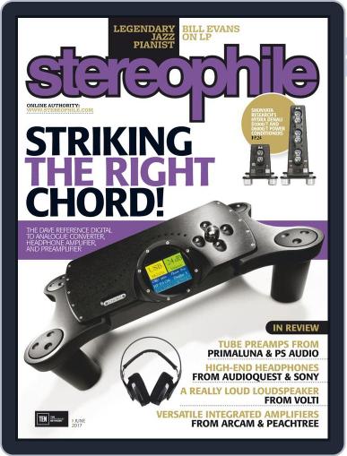 Stereophile May 31st, 2017 Digital Back Issue Cover