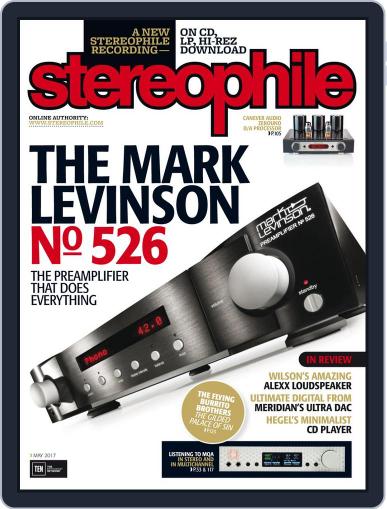 Stereophile May 1st, 2017 Digital Back Issue Cover