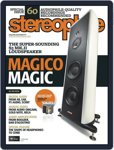 Stereophile February 1st, 2017 Digital Back Issue Cover