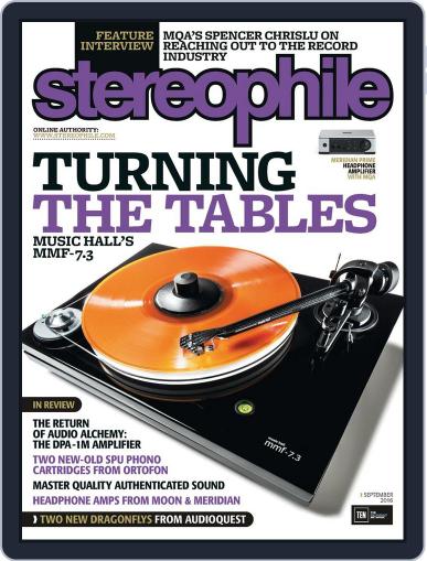 Stereophile August 12th, 2016 Digital Back Issue Cover