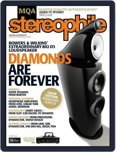 Stereophile May 13th, 2016 Digital Back Issue Cover