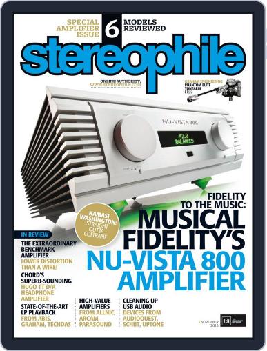 Stereophile November 1st, 2015 Digital Back Issue Cover