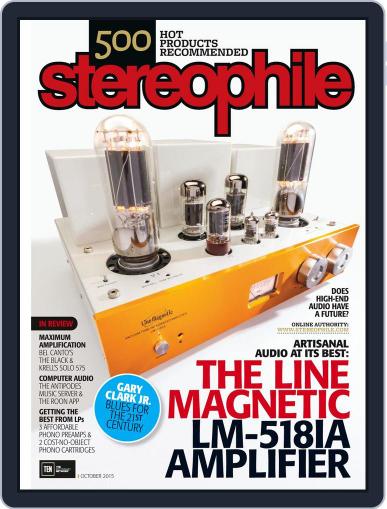 Stereophile October 1st, 2015 Digital Back Issue Cover