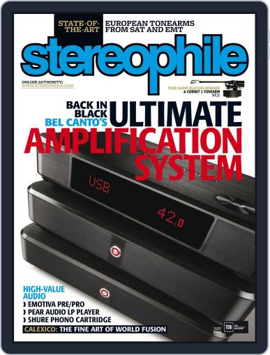 Stereophile July 1st, 2015 Digital Back Issue Cover