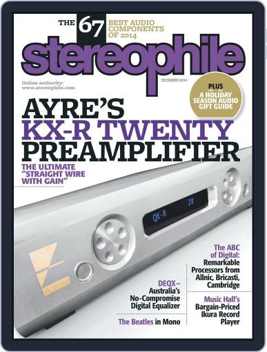Stereophile December 1st, 2014 Digital Back Issue Cover