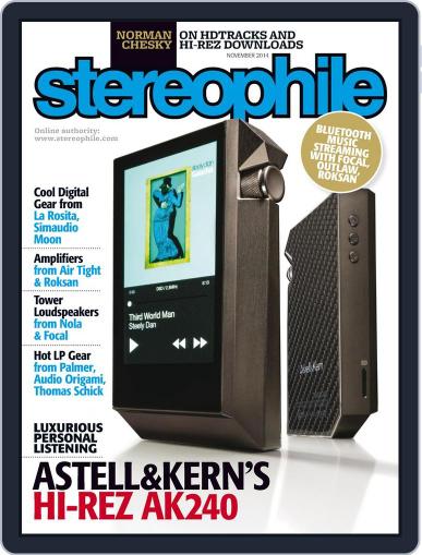 Stereophile November 1st, 2014 Digital Back Issue Cover
