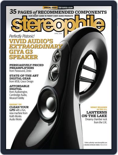 Stereophile April 1st, 2014 Digital Back Issue Cover