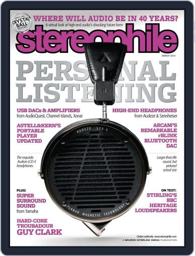 Stereophile March 1st, 2014 Digital Back Issue Cover
