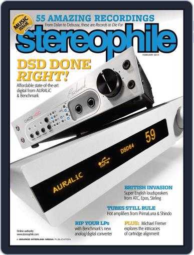 Stereophile February 1st, 2014 Digital Back Issue Cover