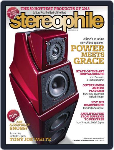 Stereophile December 1st, 2013 Digital Back Issue Cover