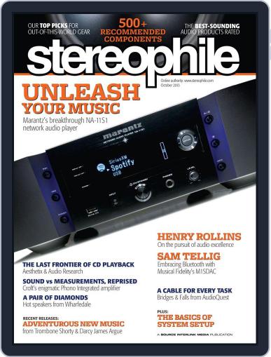 Stereophile October 1st, 2013 Digital Back Issue Cover