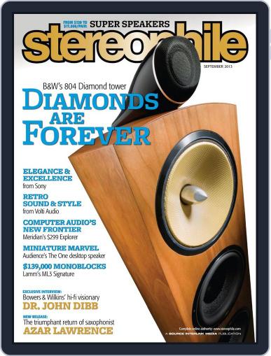 Stereophile September 1st, 2013 Digital Back Issue Cover