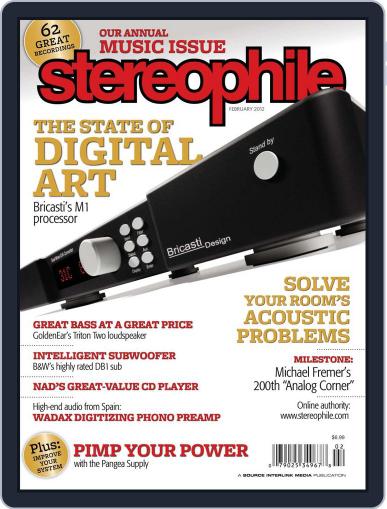 Stereophile January 17th, 2012 Digital Back Issue Cover