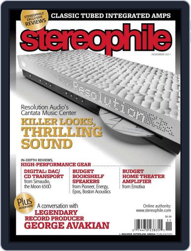 Stereophile October 18th, 2011 Digital Back Issue Cover