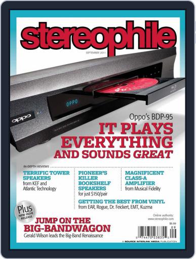 Stereophile August 9th, 2011 Digital Back Issue Cover