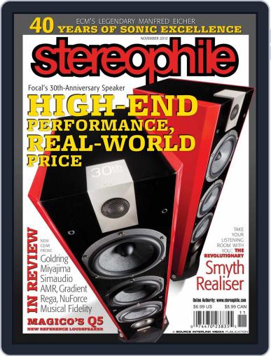 Stereophile October 19th, 2010 Digital Back Issue Cover