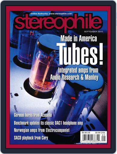 Stereophile August 10th, 2010 Digital Back Issue Cover