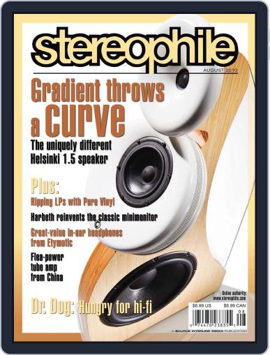 Stereophile July 13th, 2010 Digital Back Issue Cover