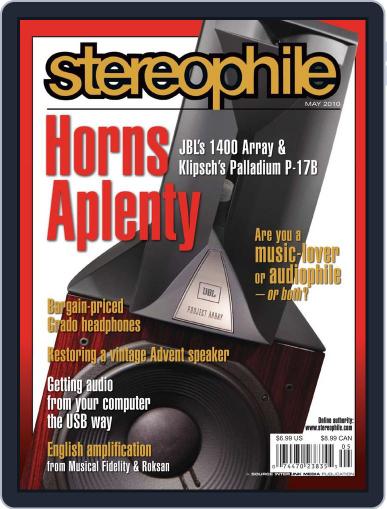 Stereophile April 20th, 2010 Digital Back Issue Cover